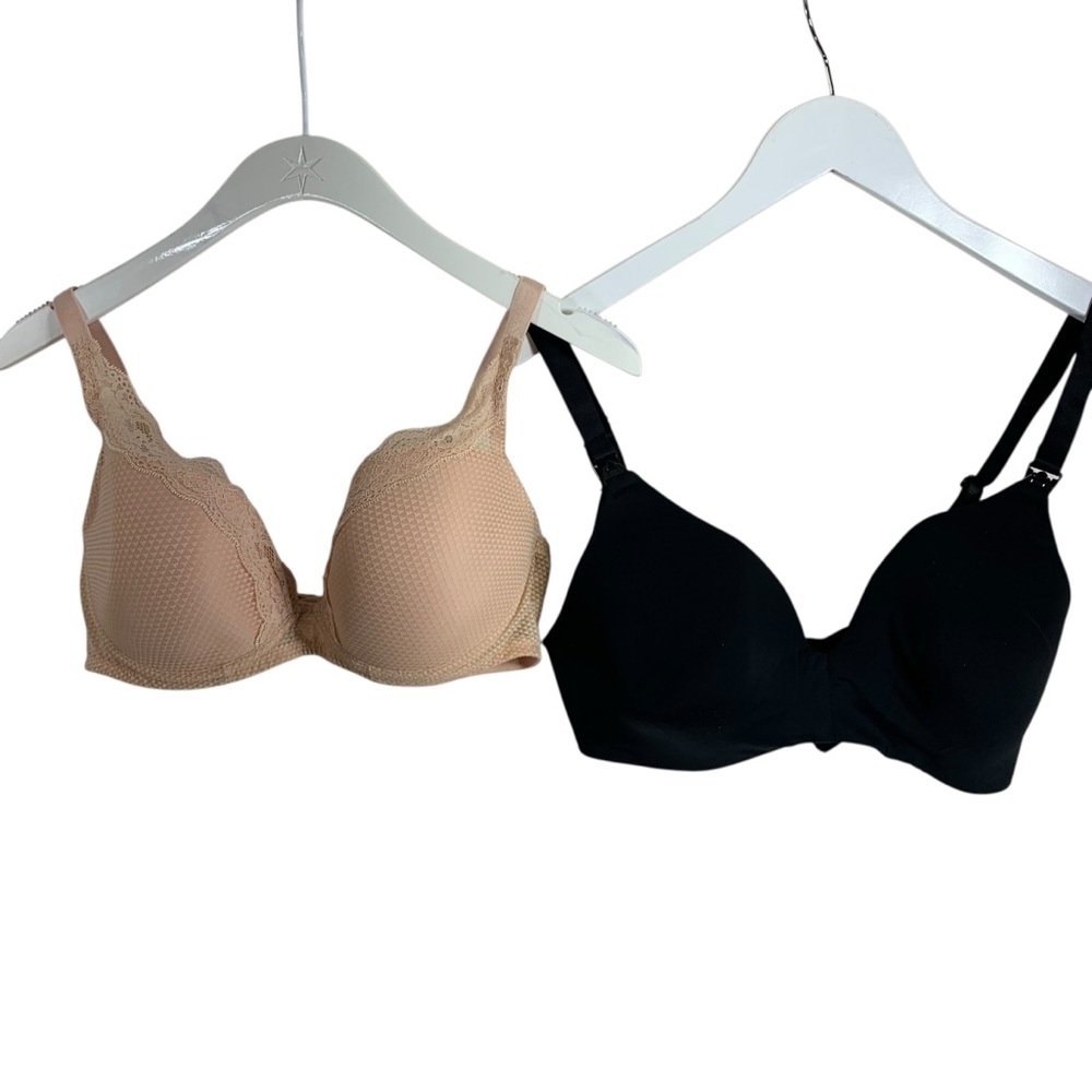 H&M black feeding bra passionate beige  Bra Set of 2